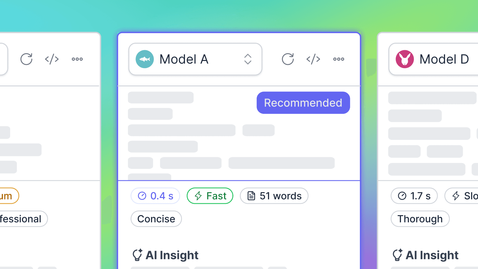 Designing iterative **AI workflows** for confident model selection