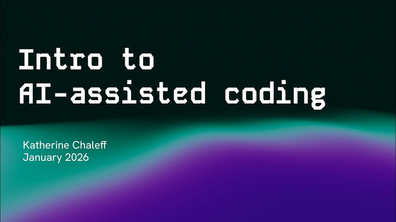 Intro to AI Assisted Coding with Cursor